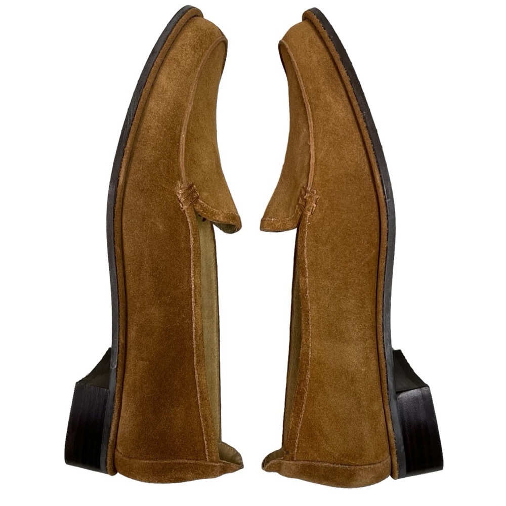 Stuart Weitzman like new soft suede split toe welted loafers. Spain. Sz9